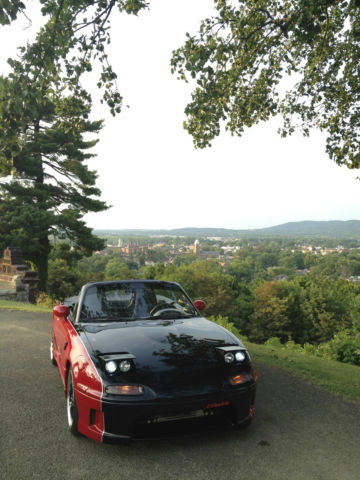 1993 Red/Black Mazda MX-5 Miata Convertible