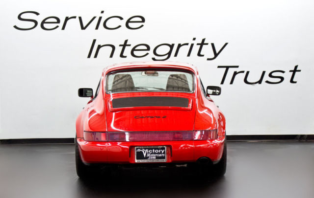 1991 GUARDS RED Porsche 911 Coupe