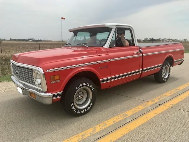 1971 Orange Chevrolet C-10 Pickup Truck