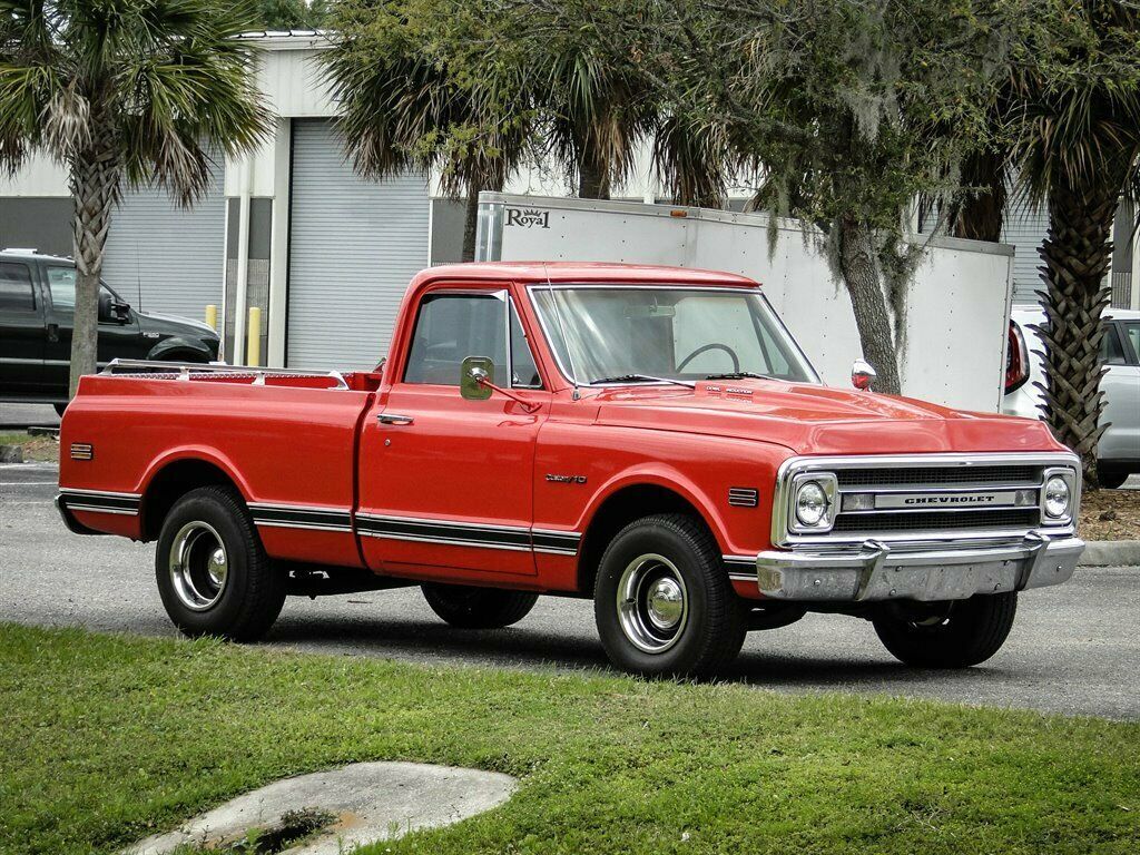 1969 Orange Chevrolet C-10 Truck