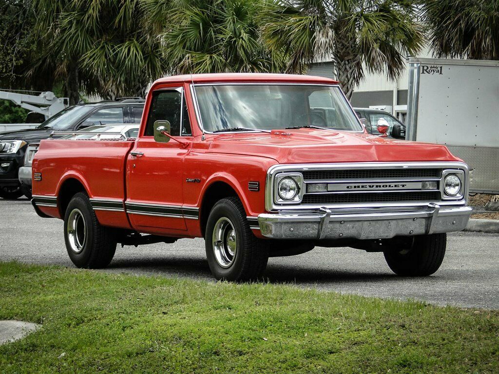 1969 Orange Chevrolet C-10 Truck