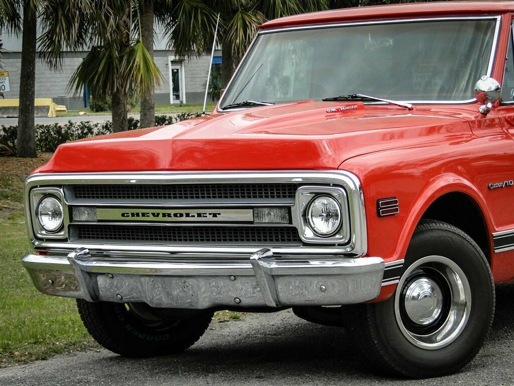 1969 Orange Chevrolet C-10 Truck