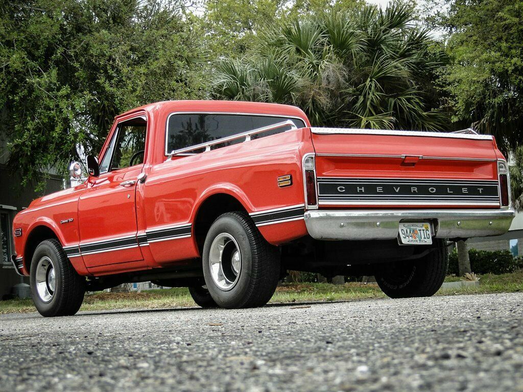 1969 Orange Chevrolet C-10 Truck