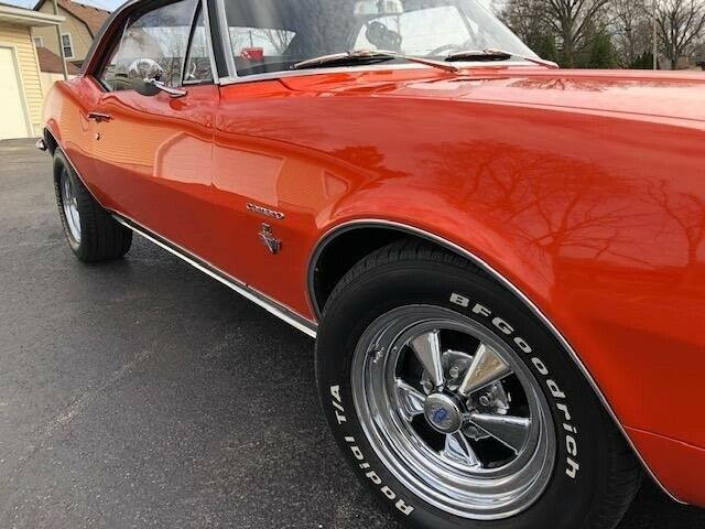 1967 Orange Chevrolet Camaro 2 Door