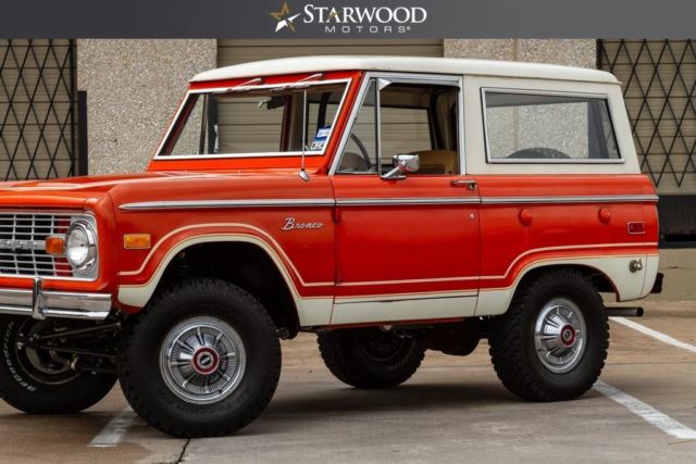 1976 Orange Ford Bronco --