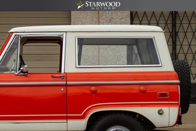 1976 Orange Ford Bronco --