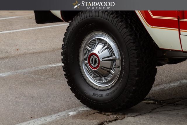 1976 Orange Ford Bronco --