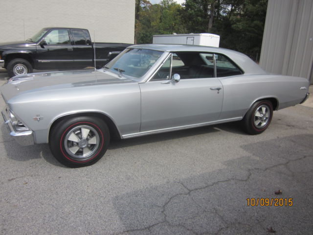 1966 Silver Chevrolet Chevelle Coupe