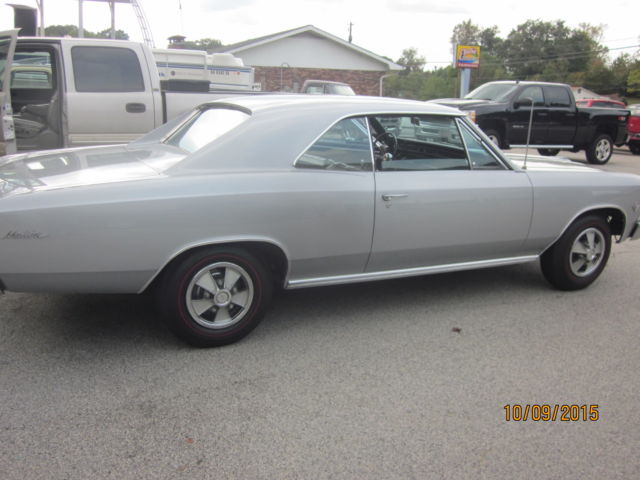 1966 Silver Chevrolet Chevelle Coupe