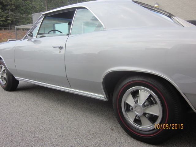 1966 Silver Chevrolet Chevelle Coupe