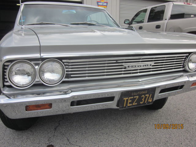 1966 Silver Chevrolet Chevelle Coupe