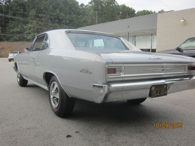 1966 Silver Chevrolet Chevelle Coupe