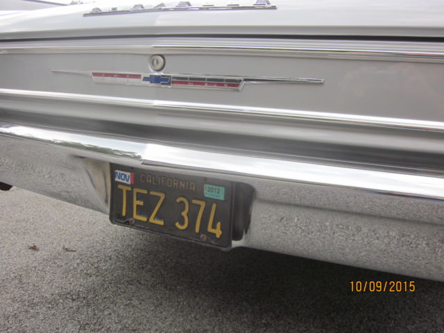 1966 Silver Chevrolet Chevelle Coupe