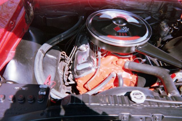 1967 Red Chevrolet Chevelle Coupe