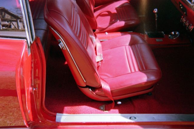 1967 Red Chevrolet Chevelle Coupe