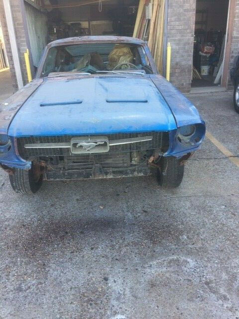 1967 Blue Ford Mustang Fastback