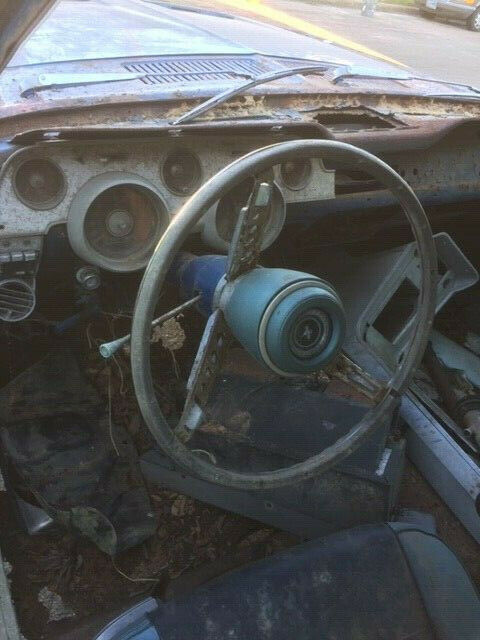 1967 Blue Ford Mustang Fastback