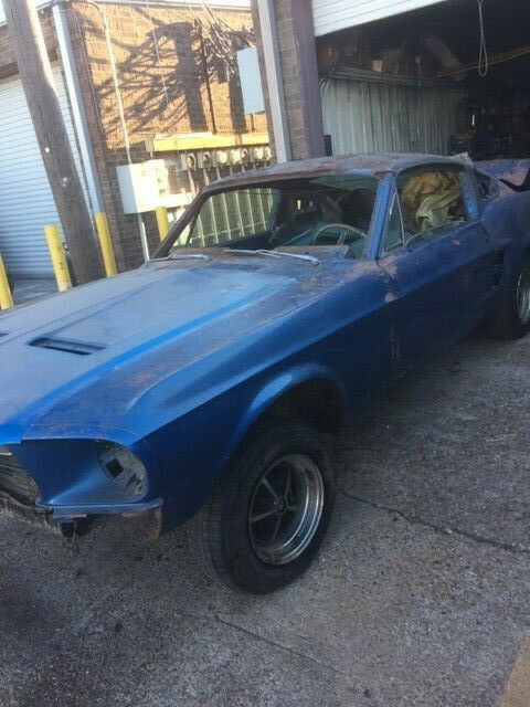 1967 Blue Ford Mustang Fastback