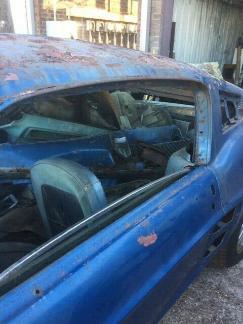 1967 Blue Ford Mustang Fastback