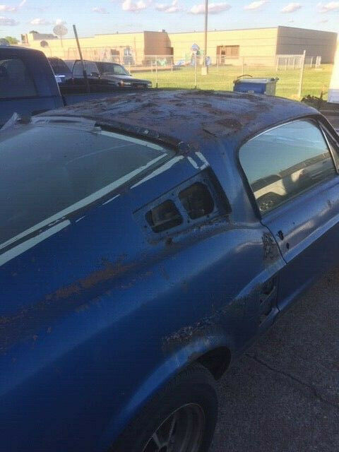 1967 Blue Ford Mustang Fastback