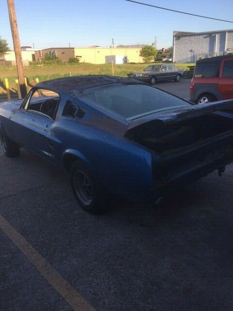 1967 Blue Ford Mustang Fastback