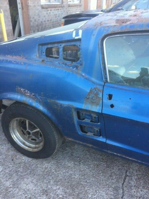 1967 Blue Ford Mustang Fastback