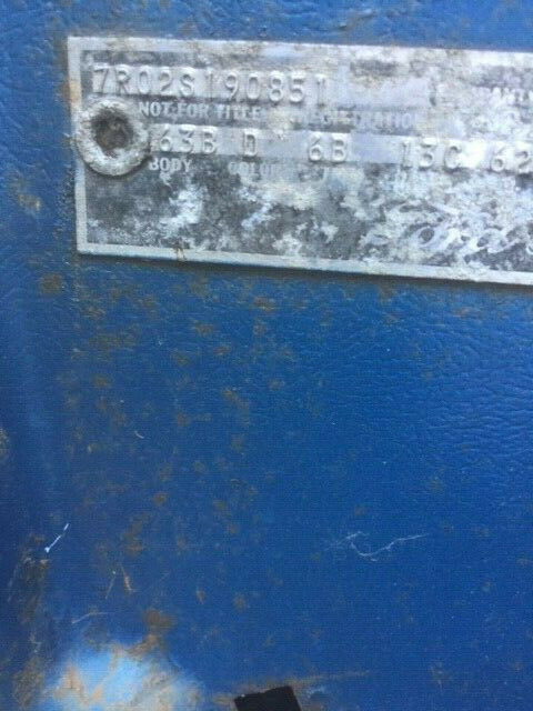 1967 Blue Ford Mustang Fastback