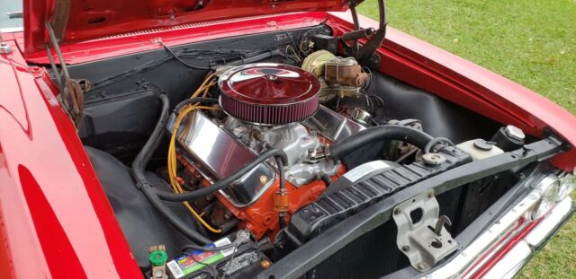 1966 red Chevrolet Chevelle Convertible