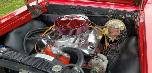 1966 red Chevrolet Chevelle Convertible
