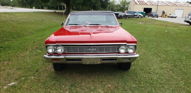 1966 red Chevrolet Chevelle Convertible