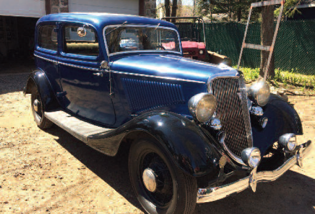 1934 Black Ford Tudor Coupe