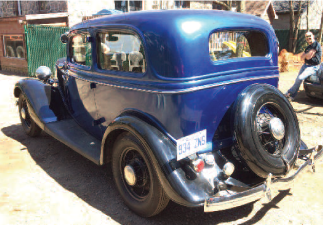 1934 Black Ford Tudor Coupe