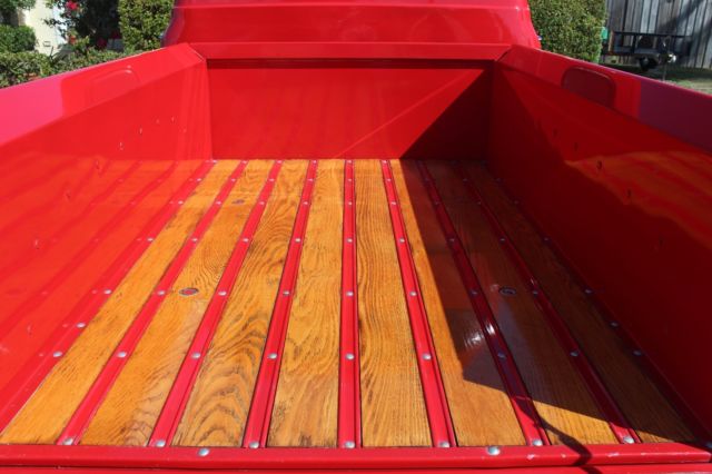 1953 Red Ford F-100 Standard Cab Pickup