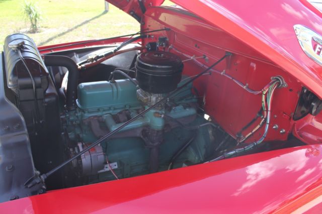 1953 Red Ford F-100 Standard Cab Pickup