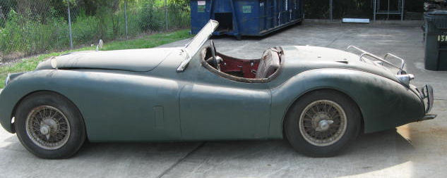 1954 Jaguar XK Convertible