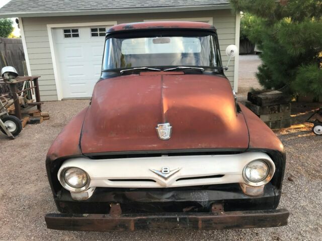 1956 Black Ford F-100 Standard Cab Pickup