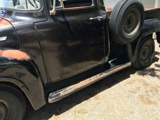1956 Black Ford F-100 Standard Cab Pickup