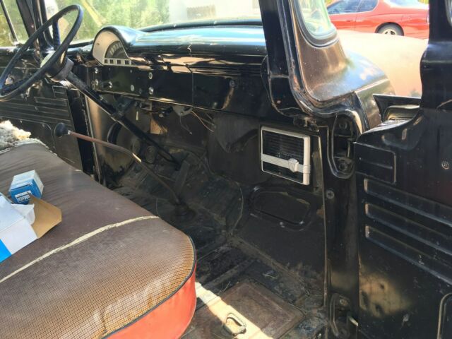 1956 Black Ford F-100 Standard Cab Pickup