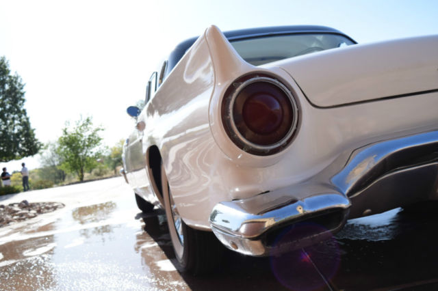 1957 colonial white/black top Ford Thunderbird Convertible