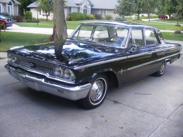 1963 Black Ford Galaxie Sedan