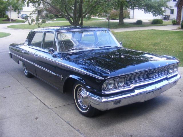1963 Black Ford Galaxie Sedan