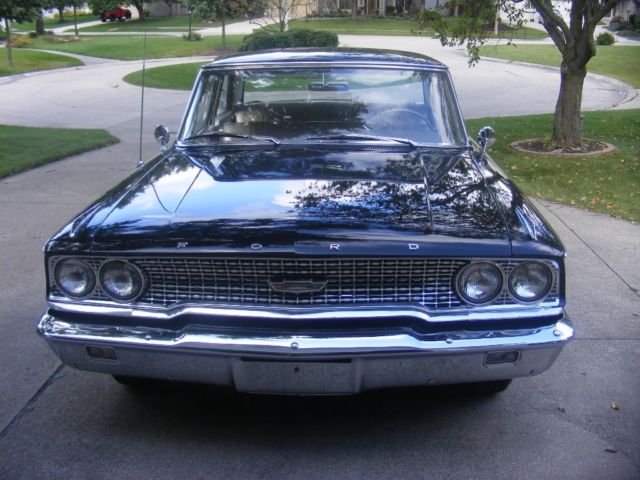 1963 Black Ford Galaxie Sedan