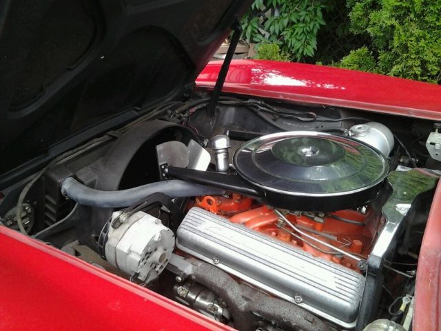1964 Red Chevrolet Corvette Convertible