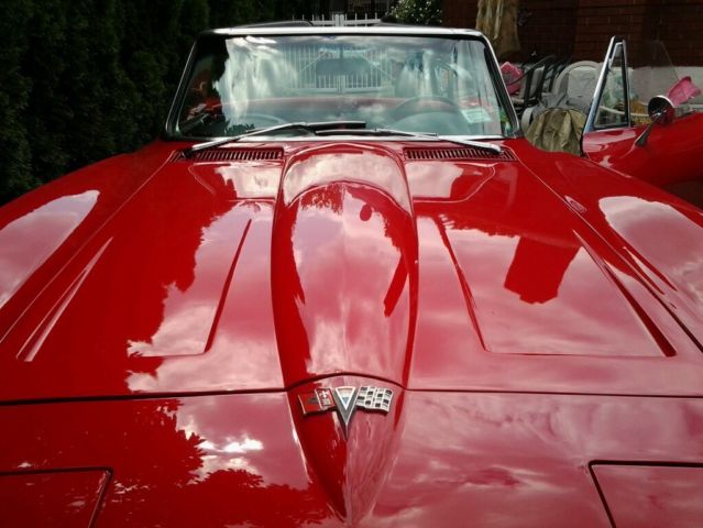 1964 Red Chevrolet Corvette Convertible
