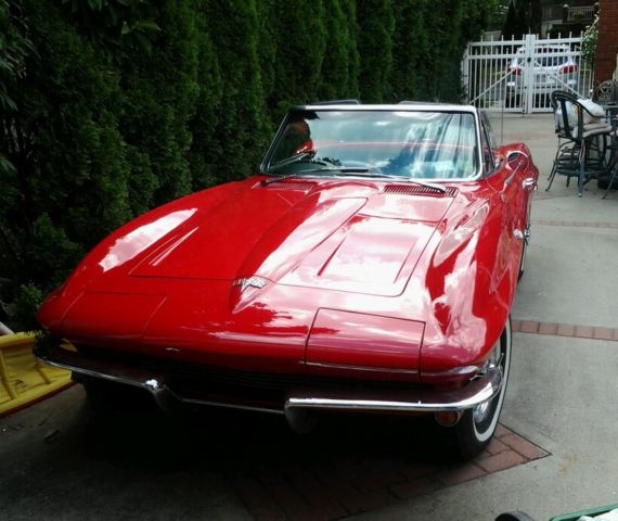 1964 Red Chevrolet Corvette Convertible