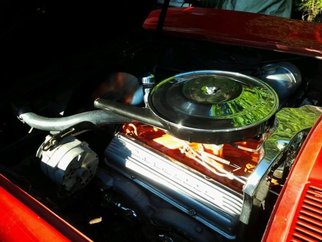 1964 Red Chevrolet Corvette Convertible