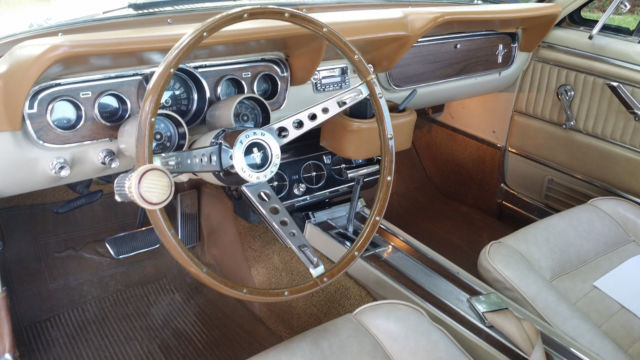 1966 Medium Palomino Metallic Ford Mustang Fastback