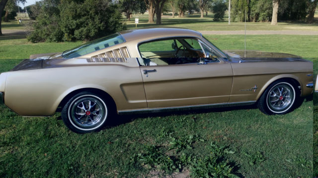 1966 Medium Palomino Metallic Ford Mustang Fastback