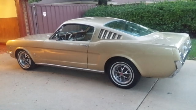 1966 Medium Palomino Metallic Ford Mustang Fastback