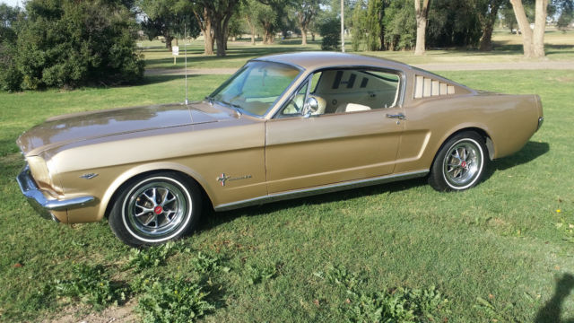 1966 Medium Palomino Metallic Ford Mustang Fastback